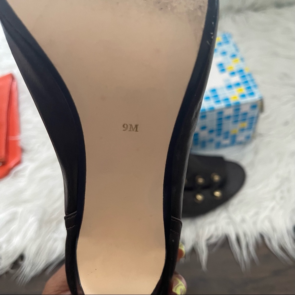 Leather heels